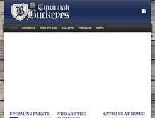 Tablet Screenshot of cincinnatibuckeyes.com
